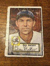 1952 TOPPS #400 BILL DICKEY HIGH # NY YANKEES!