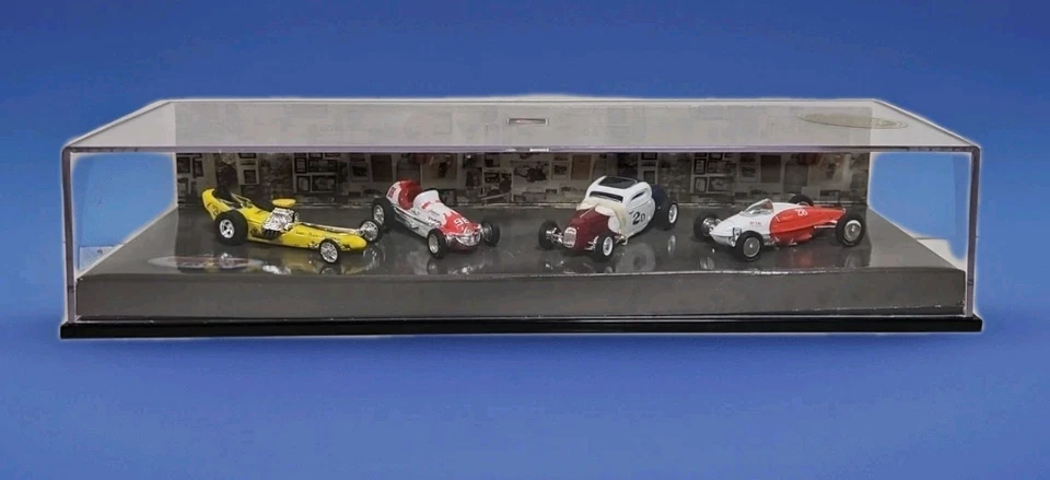 Hot Wheels 100% Bruce Meyer Gallery 1:64 4-Car Set Vintage Racing 2001 No Box - Image 2 of 4