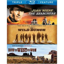 The Searchers / The Wild Bunch / How the West Was Won Blu-ray  NEW