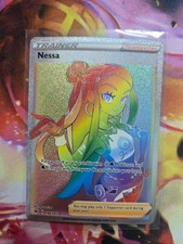NESSA 196/185 Rainbow Rare Vivid Voltage Pokemon Holo Near Mint on eBay