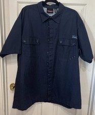 Genuine Dickies Work Shirt 3 Xl 54  56 Dark Blue