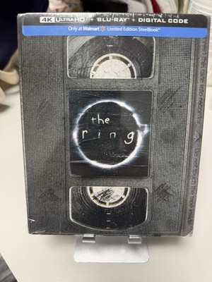 The Ring 2002 Horror 4K Limited Edition Walmart Exclusive VHS Cover Steelbook