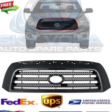 New Front Grille Assembly Black Plastic For 2007-2009 Toyota Tundra To1200300