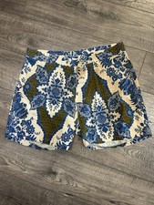 Vintage Hang Ten Surf Board Shorts 1970s 80s Swim Trunks Swimsuit Paisley Sz 30