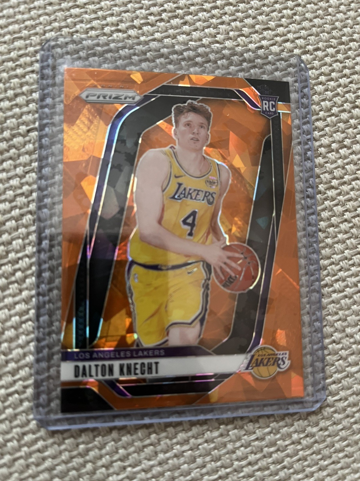 Dalton Knecht 2024-25 Panini Prizm Orange Ice Prizm Rookie Lakers #238