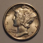 #3 Nicer Low Mintage 1941 S Winged Liberty Head Mercury Dime, full split bands