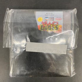 Bad Dudes NES 1989 Game Cartridge with Manual and Sleeve Nintendo System