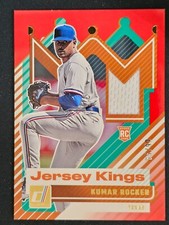 2025 Donruss Baseball Kumar Rocker Jersey Kings RED /99 Texas Rangers #JK-KR