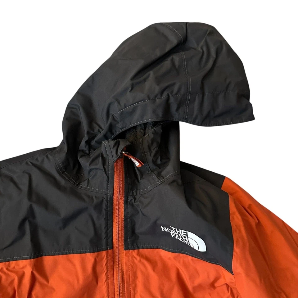 Chaqueta DryVent The North Face negra y naranja polar con capucha cremallera completa - XS / 6 Foto 3 de 4