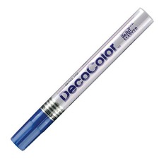 300-3 Marvy DecoColor Opaque Paint Marker, Broad Tip, Blue, Pack of 1