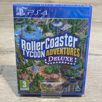 Roller Coaster Tycoon Adventures Deluxe Sony PS4 PlayStation 4 Neuf Sous Blister