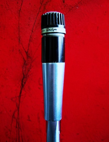 Vintage 1970's Shure 545S dynamic cardioid microphones w desk stand prop display - Picture 11 of 16
