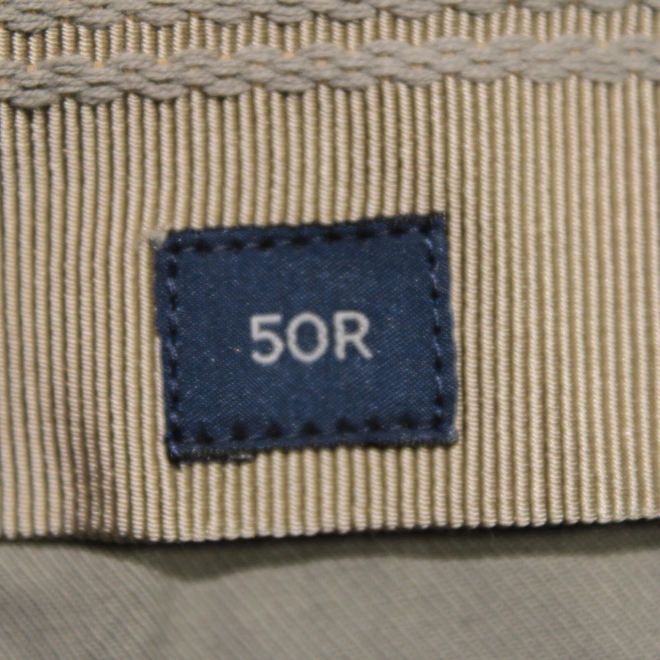 Incotex NWT Chinos / Casual Pants Sz 50R (US 34) Tight Fit in Solid Green Cotton - Image 4 of 4