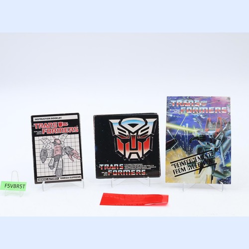 Omega Supreme Complete W/Box & Insert WORKS 1985 G1 Transformers Hasbro Figure - Picture 11 of 12