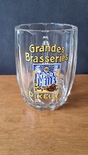 Alter gl&auml;ser Ancien verre Old glass Grandes Brasseries D'Ixelles Export Helles