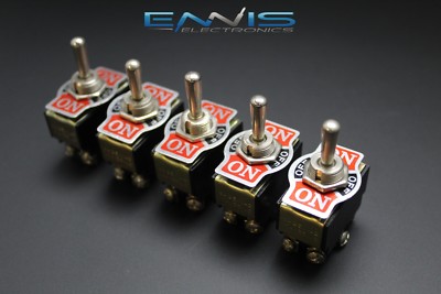 5 PCS TOGGLE SWITCH DPDT CENTER OFF TOGGLE 6 AMP 250V 10 AMP 125V 6 PIN EC-1510