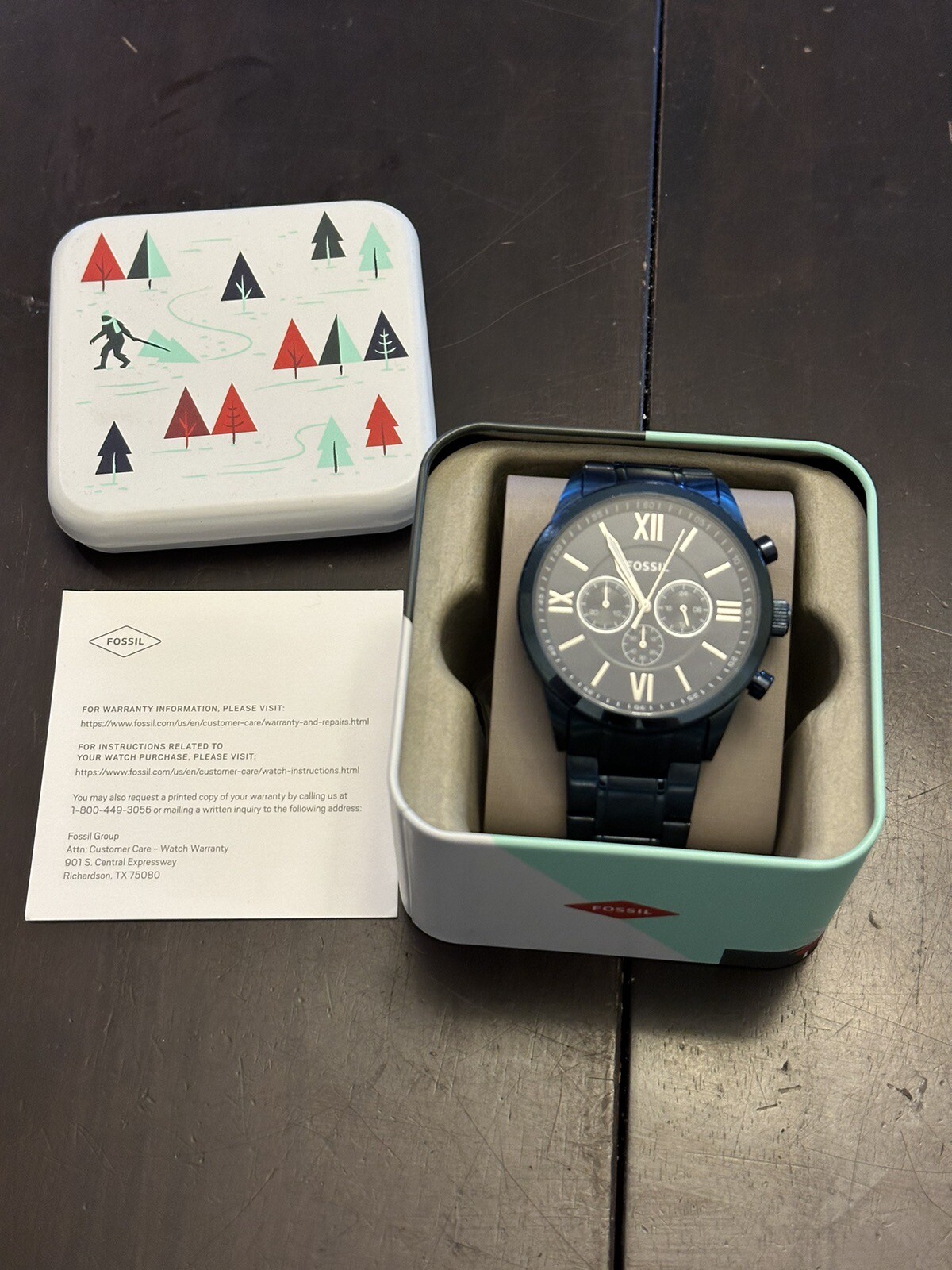 Fossil Sullivan Blue Men's Watch BQ2512. Used/Worn eBay