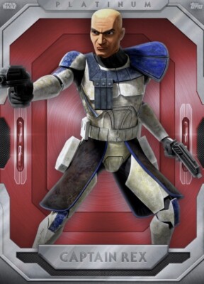 [DIGITAL CARD] Topps Star Wars - Captain Rex - Platinum 22 W2 - Red ...
