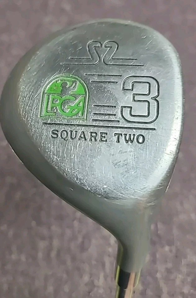 Square Two LPGA Women's Golf Clubs RH 1,3,5 Wood Steel Shafts Golf Pride Grips - Image 4 of 4