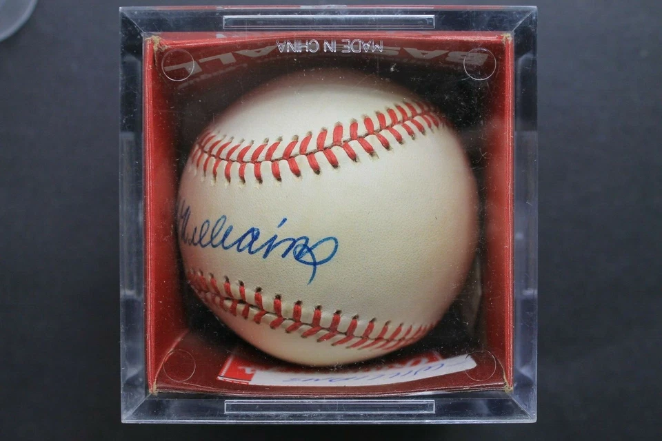 Ted Williams (d.2002) Boston Red Sox Signed Autographed OAL Brown Baseball PSA   - Image 4 of 4