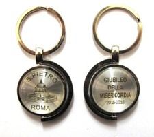 Posta Pro1 - PORTACHIAVI SOUVENIR  "VATICANO JUBILEUM GIUBILEO SHINY ROLLING" JU
