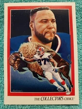 1992 UPPER DECK TEAM CHECKLIST #75 CORNELIUS BENNETT BUFFALO BILLS CL