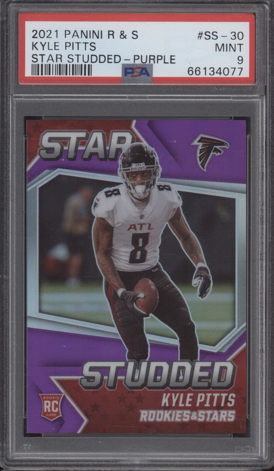 Kyle Pitts Panini Rookies & Stars Star Studded #SS30 Purple