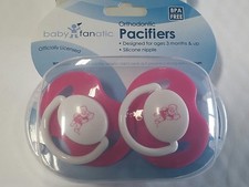 Alabama Crimson Tide PINK Baby Infant Pacifiers NCAA NEW - 2 Pack SHOWER GIFT