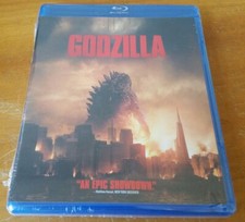 Godzilla Blu-Ray, 2014 Aaron Taylor-Johnson Bryan Cranston Elizabeth Olson NEW