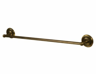 Porte Serviette Salle De Bain Laiton Antique 460Mm - Photo 1/2