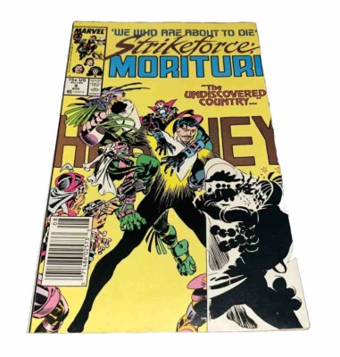 Marvel Strikeforce: Morituri #9 (Aug. 1987) Comic Book Marvel Comics Newsstand