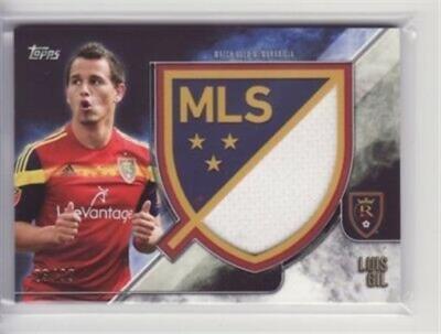 2015 Topps Apex MLS Crest Relic #CJRLG Luis Gil /99 WHITE Jersey - Flat S/H