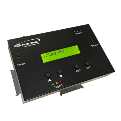 Vinpower 1 to 3 Standalone SATA Hard Drive HDD SSD Duplicator HDDMINIDUP-3