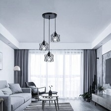Modern 3 Way Retro Vintage Ceiling Light Industrial Pendant Light  Chandeliers