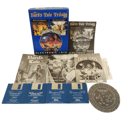 The Bard's Tale Trilogy - Big Box - IBM PC 3,5'' - 1988 EA - CiB - RAR