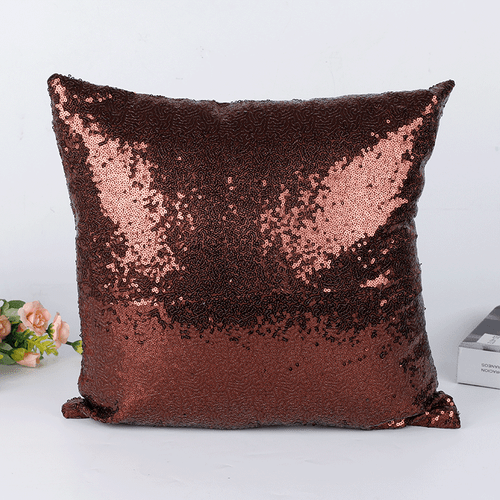 15.7" Glitter Sequin Pillow Cover Waist Throw Sofa Case Home Cushion Decoration - Picture 8 of 37