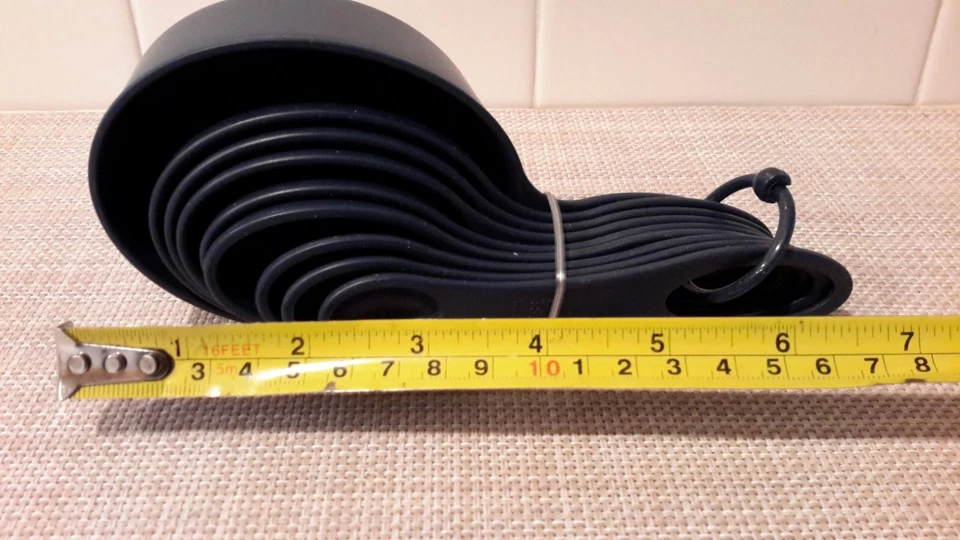 Mainstays 9 Pc Measuring Cups & Spoons OVAL Blue Cove Kitchen Baking Tools NEW - Image 4 of 4