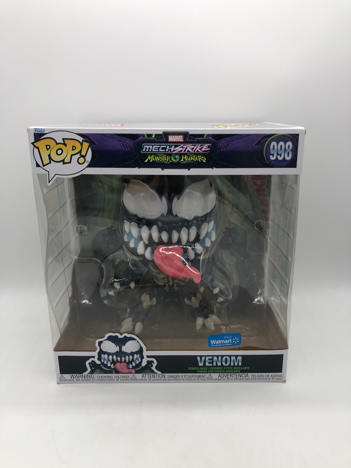 Venom Jumbo #998 Damaged Box See Pics