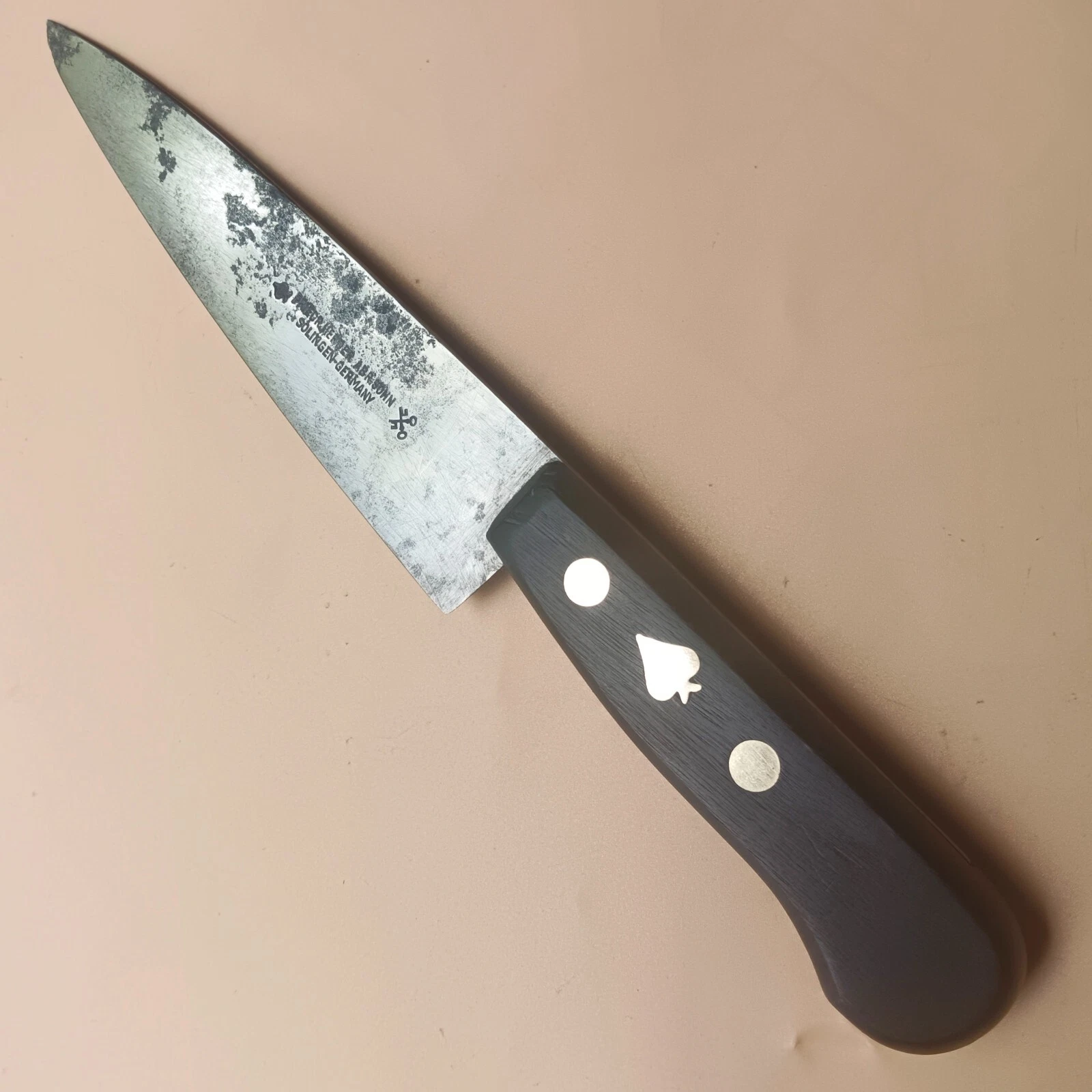 Vintage Friedr.Herder ABR.SOHN Chef's Kitchen knife Solingen-Germany 150mm