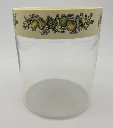 Vintage Glass Pyrex Spice of Life Storage Container with Lid