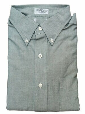 LL Bean Button Down Long Sleeve Shirt 17/37  Cotton Blend Honduras