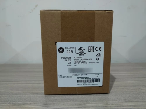 New Allen Bradley 22B-D1P4N104 PowerFlex 40 AC Drive AB 22BD1P4N104 - Picture 1 of 8