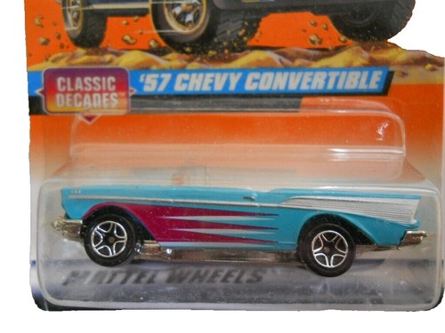 Hot Wheels Collectibles 1957 Oldsmobile Stock Car Blue Made in