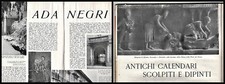 ADA NEGRI + ANTICHI CALENDARI SCOLPITI E DIPINTI + ENERGIE DEL FUTURO    1941