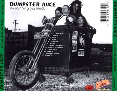 DUMPSTER JUICE GET THAT OUT OF YOUR MOUTH NEW CD