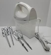 Hamilton Beach Hand Mixer With Snap-on Storage Case & Bowl Rest, 6 Speed.