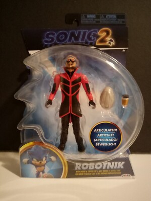 Sonic The Hedgehog 2 Movie Dr Eggman Robotnik 4in Figure 2022 Open Box | eBay