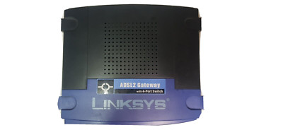 Cisco Linksys AG241 v2 ADSL 2 Modem Router Gateway Mit 4 Tor Schalter