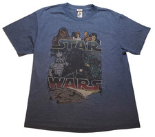 Vintage Star Wars Kids Boys XL T-shirt Dark Blue Graphic Pre-owned
