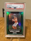 2024 Panini Prizm - Emergent Bo Nix #3 Green Prizm (RC)